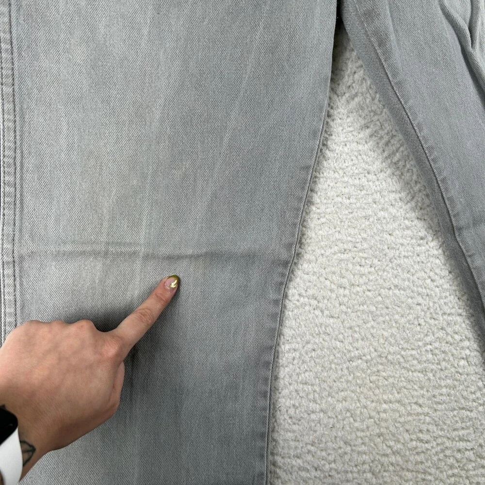 Vintage Wrangler Jeans Mens 32x35 Gray Regular Straight Ideal Zipper 3MWZPG 80s